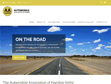 Tablet Screenshot of aa-namibia.com